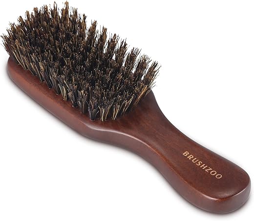 Premium Boar Bristle Beard Brush for Sm...