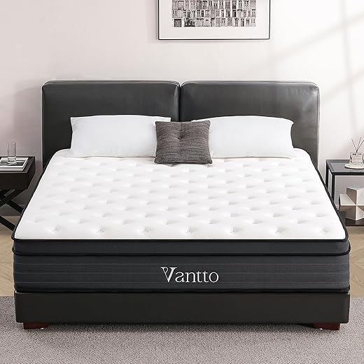12-Inch Memory Foam Hybrid Mattress ...