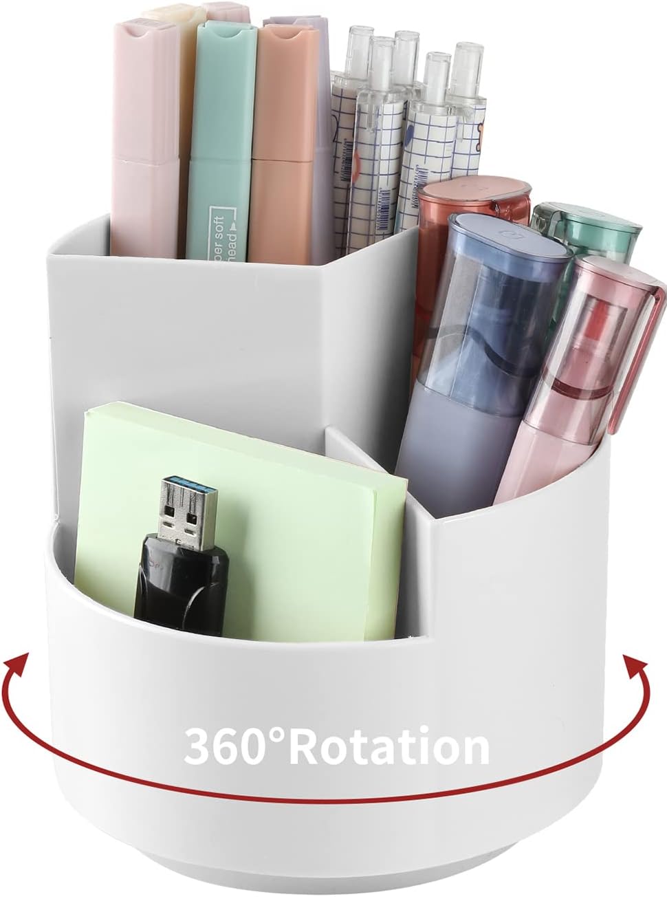 360-Degree Spinning Desk Pencil Holder ...