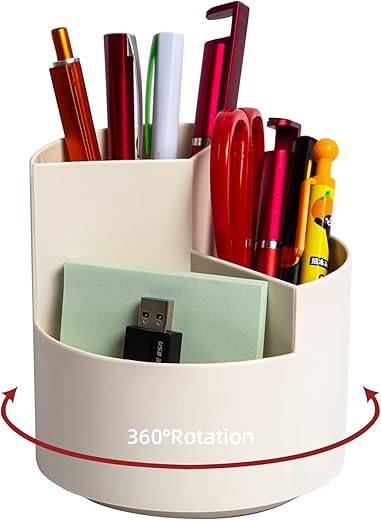 360-Degree Spinning Desk Pen Holder ...
