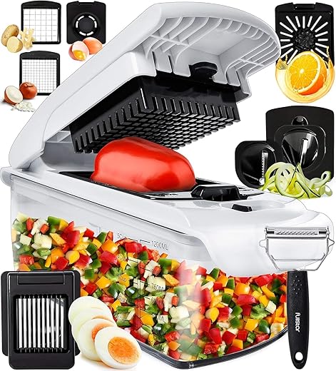 9-in-1 Vegetable Chopper and Cutter wit...