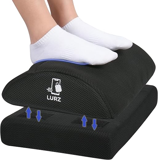 Adjustable Memory Foam Foot Rest for Of...