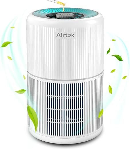 AIRTOK H13 HEPA Air Purifier for Home a...