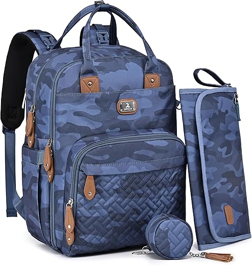 Stylish Diaper Bag Backpack with Changi...