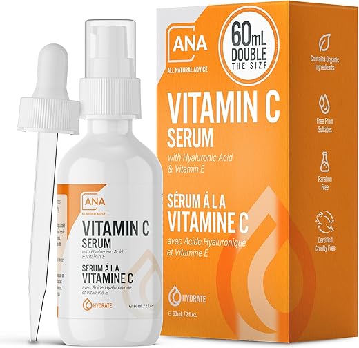 Natural Vitamin C Serum 60mL – 20...