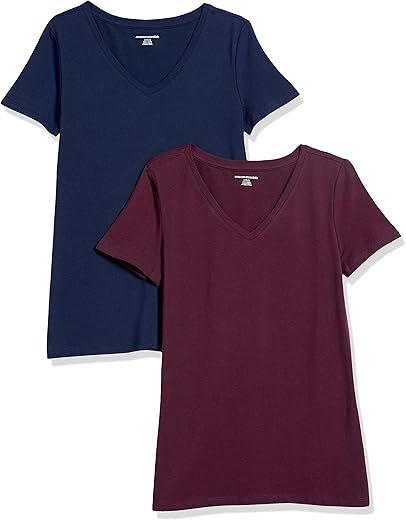 Women’s Classic-Fit V-Neck T-Shir...
