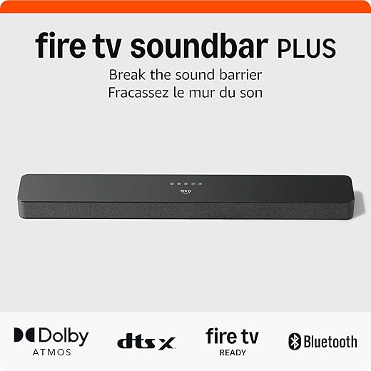 Amazon Fire TV Soundbar Plus – 3....