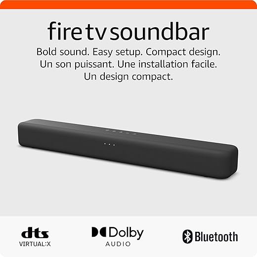 Amazon Fire TV Soundbar – 2.0 Spe...