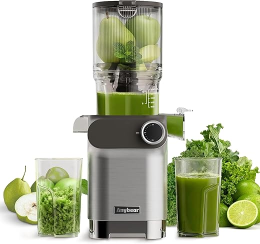 Anybear 200W Cold Press Juicer with Lar...