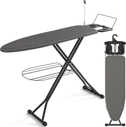 Compact Heavy Duty Ironing Board with A...