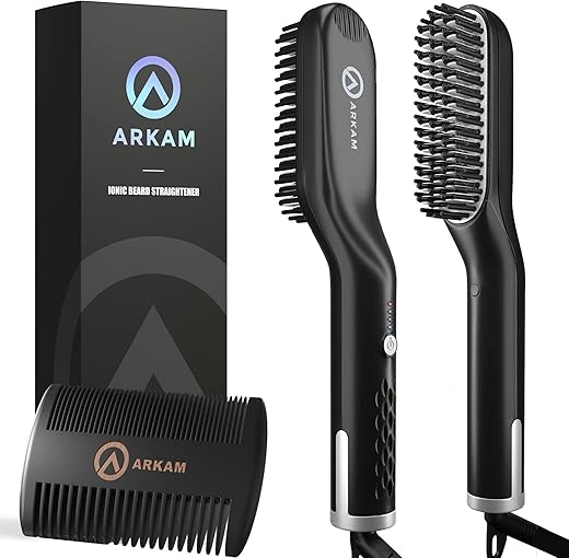 Arkam Premium Ionic Beard Straightener ...