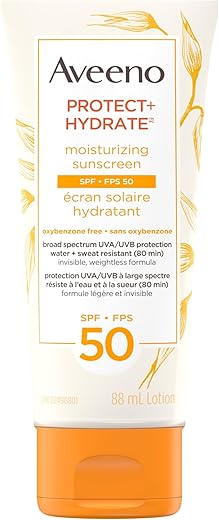 Aveeno SPF 50 Sunscreen Lotion for Sens...