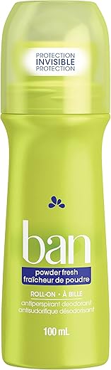 Ban Powder Fresh 24-Hour Roll-On Antipe...