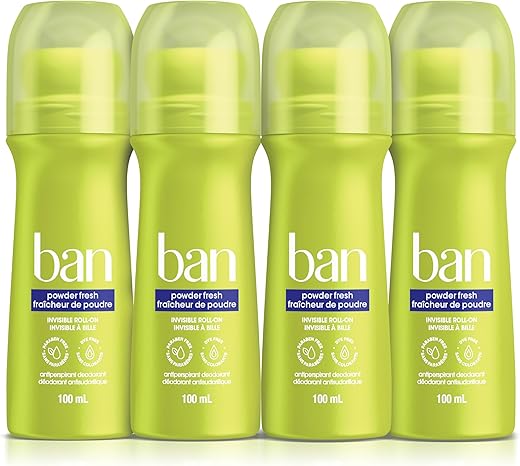 Ban Powder Fresh Roll-On Deodorant R...