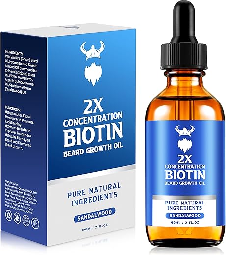 Biotin Beard Growth Oil – 2 oz Na...