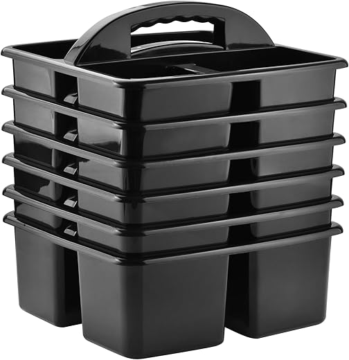 6-Pack Plastic Classroom Storage Caddy ...