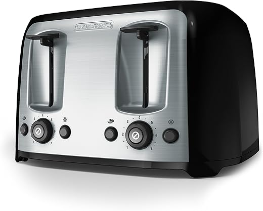 BLACK+DECKER 4-Slice Toaster with Extra...
