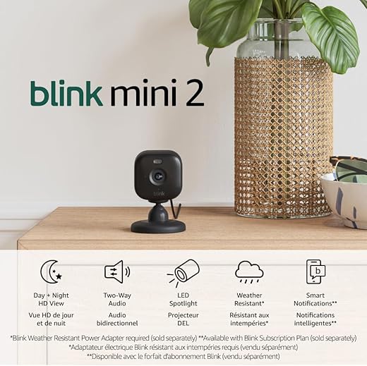 Blink Mini 2 Smart Security Camera R...