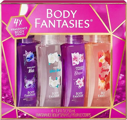 Body Fantasies 4-Piece Mini Fragrance G...