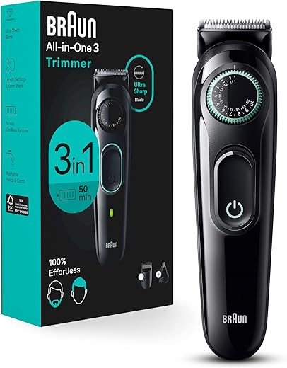 Braun Series 3 3430 Trimmer for Beard, ...