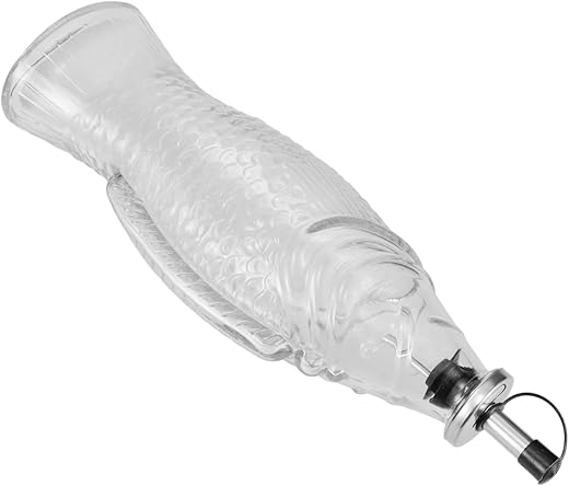 Fish-Shaped Glass Oil Dispenser 500ml &...