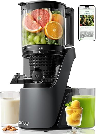 Canoly 300W Cold Press Juicer with 6...