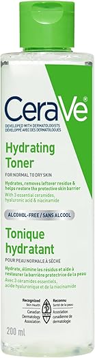 CeraVe Hydrating Toner with Hyaluronic ...