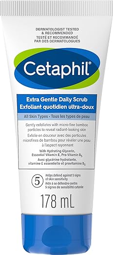 Cetaphil Gentle Daily Scrub with Bamboo...