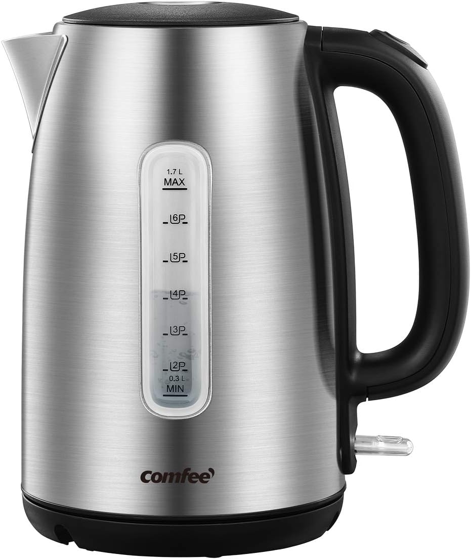 COMFEE’ 1.7L Stainless Steel Elec...