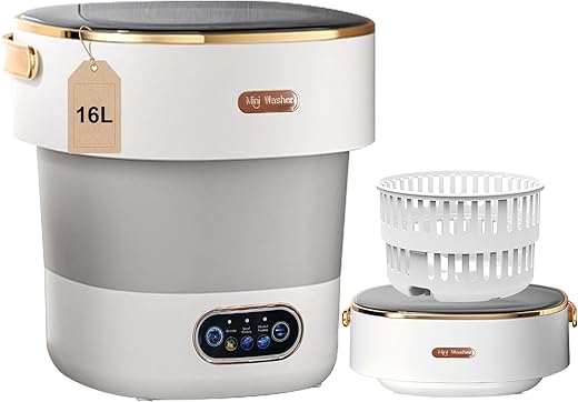 Upgraded 16L Mini Portable Washing Mach...
