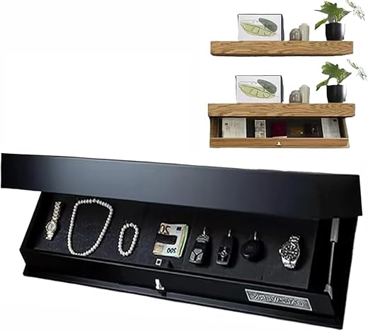 Wall-Mounted Concealed Gun Safe with Se...