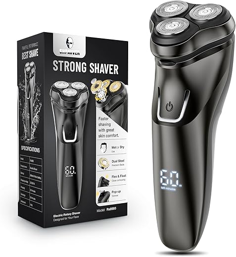 Cordless Waterproof Electric Razor for ...