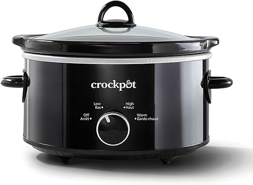 Classic 4-Quart Black Slow Cooker by Cr...