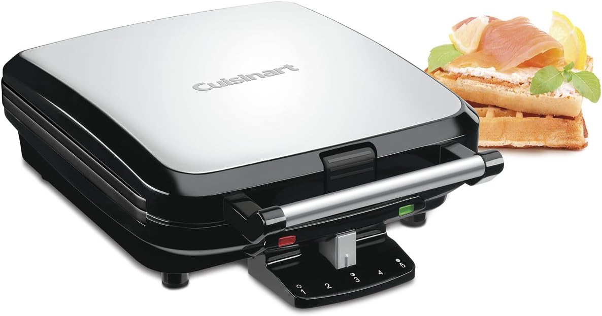 Cuisinart Non-Stick 4-Slice Belgian Waf...