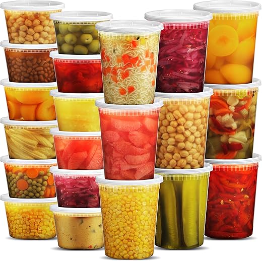 Airtight Deli Food Storage Containers &...