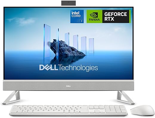 Dell 27″ All-in-One Desktop PC wi...
