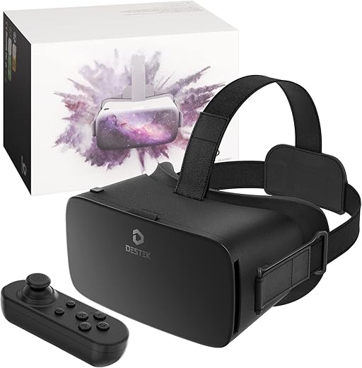 DESTEK V5 VR Headset for Phones –...