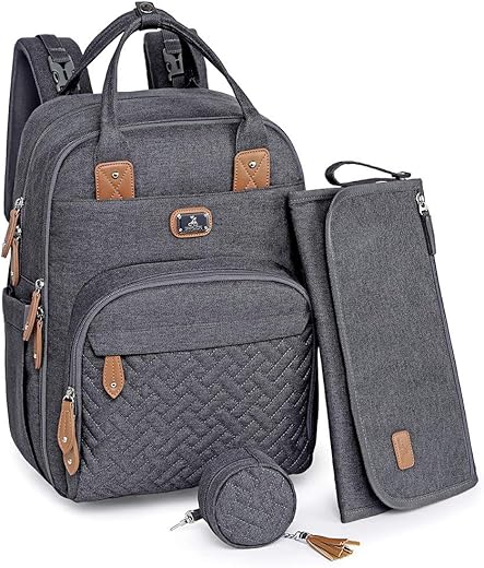 Stylish Diaper Bag Backpack with Changi...