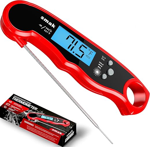 Waterproof Instant Read Meat Thermomete...