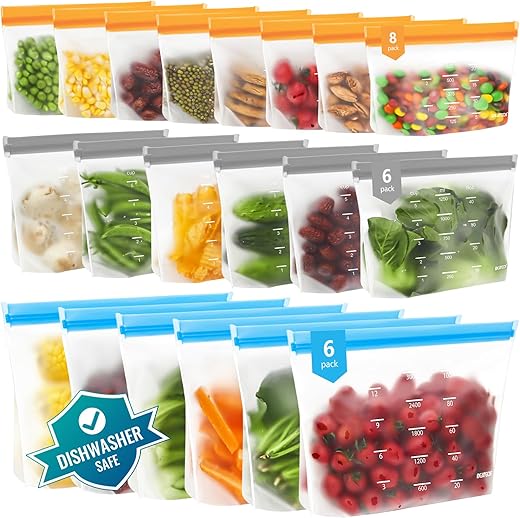 BPA-Free Reusable Storage Bags – ...