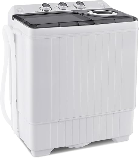 Compact Twin Tub Washing Machine with S...
