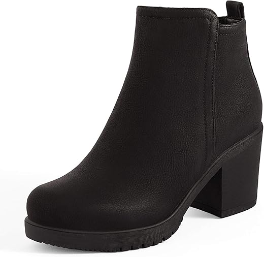 DREAM PAIRS Women’s Chunky Heel A...