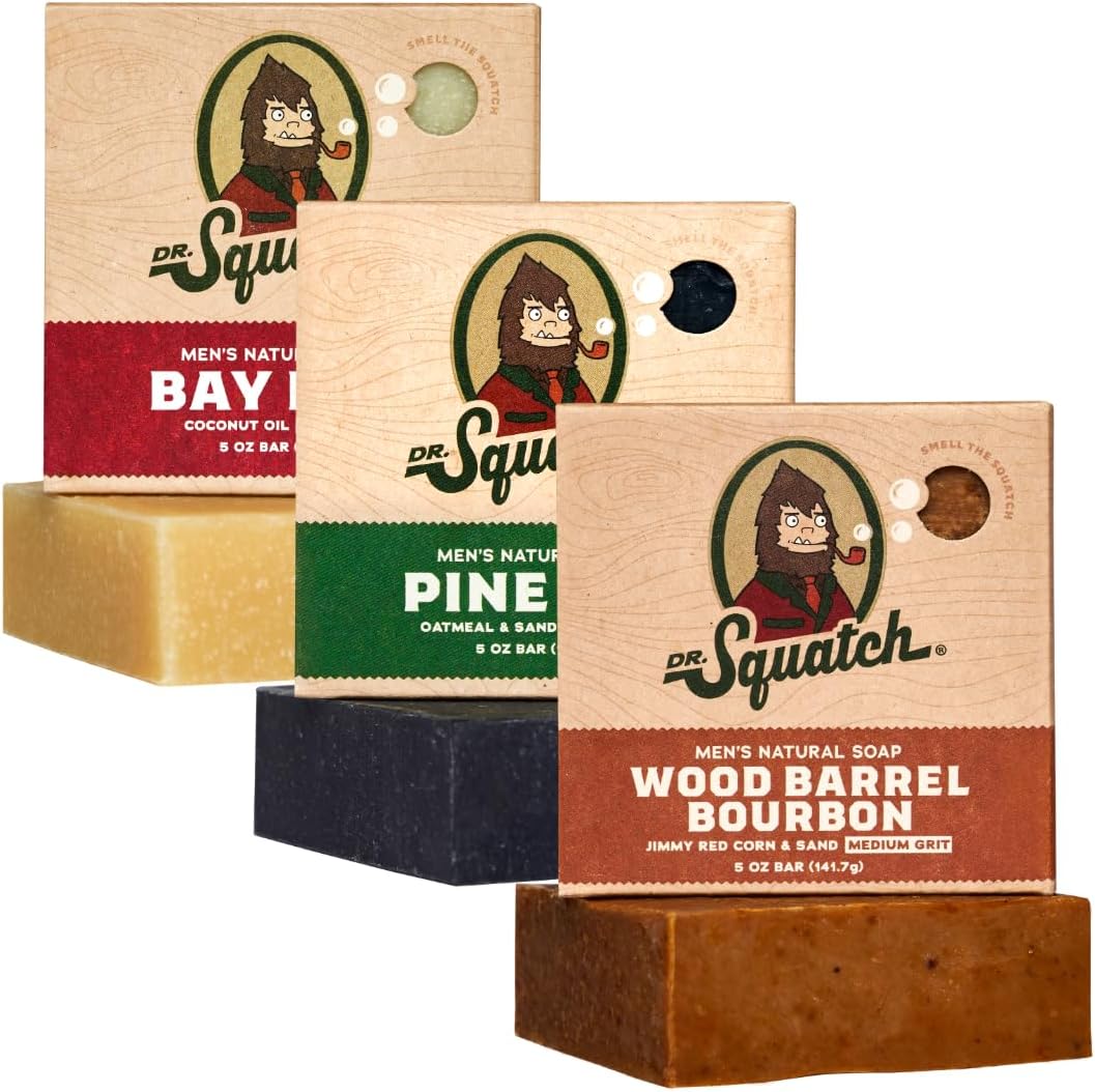 Dr. Squatch Men’s Natural Soap Va...