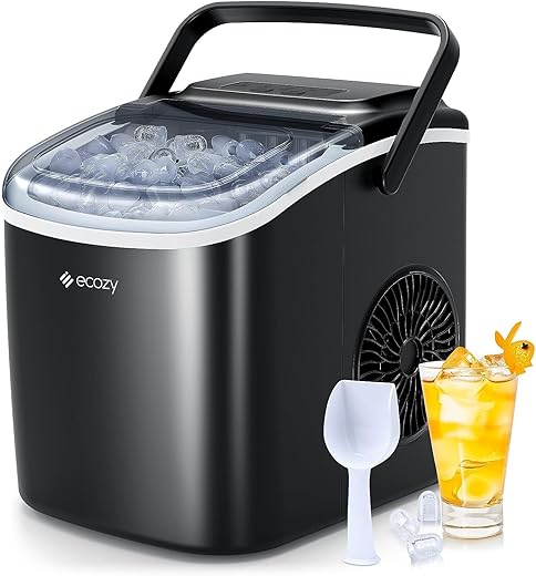 Ecozy Self-Cleaning Portable Ice Maker ...