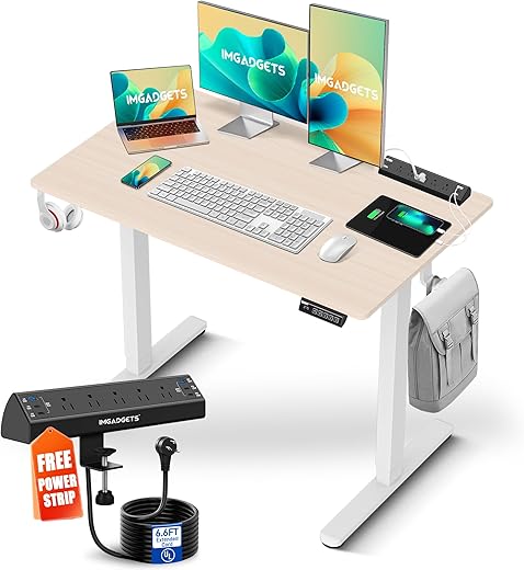 Height Adjustable Electric Standing Des...