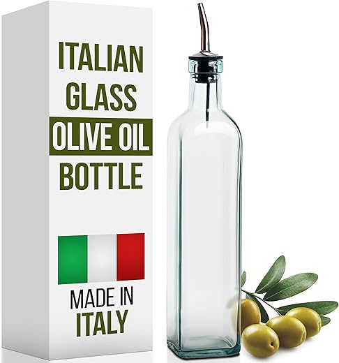 Italian Glass Olive Oil Dispenser ̵...