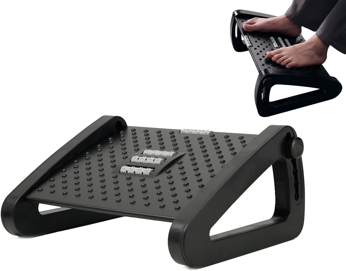 Ergonomic Adjustable Footrest for Offic...