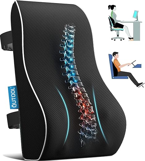 Ergonomic Lumbar Support Pillow for Off...