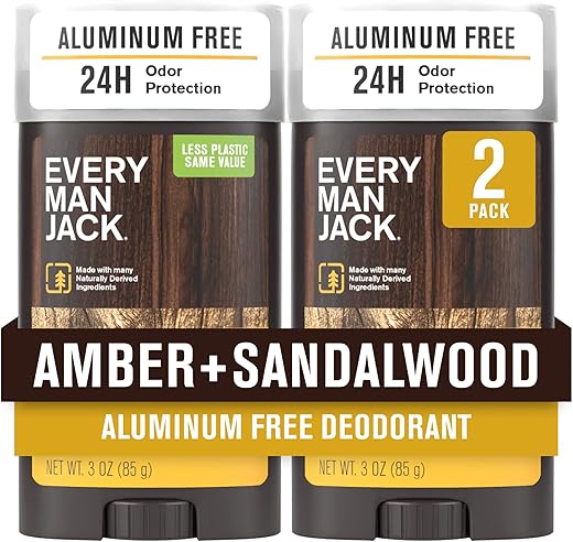 Every Man Jack Amber Sandalwood Aluminu...