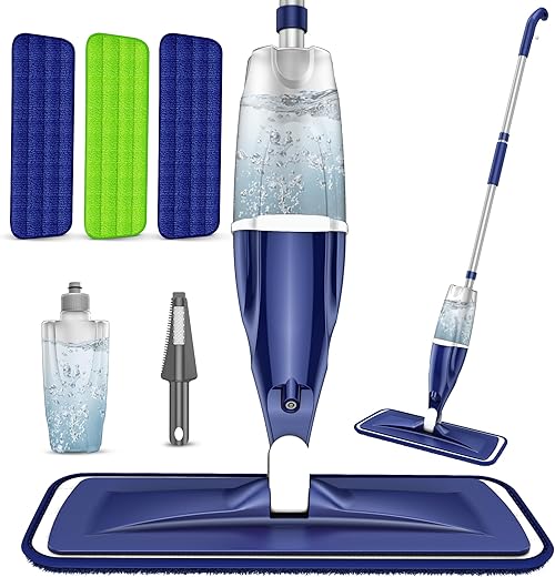EXEGO Spray Floor Mop with 3 Reusable P...
